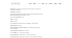 Desktop Screenshot of benkyle.com